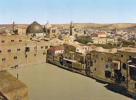 סיורים מודרכים בירושלים - בריכת המגדלים במאה ה-19